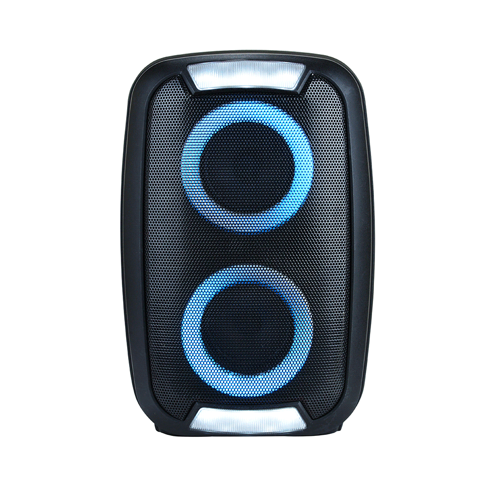 PARLANTE MULTILASER SP400 250W NEON 2 DOUBLE 4" BT/AUX/SD/USB/FM/LED